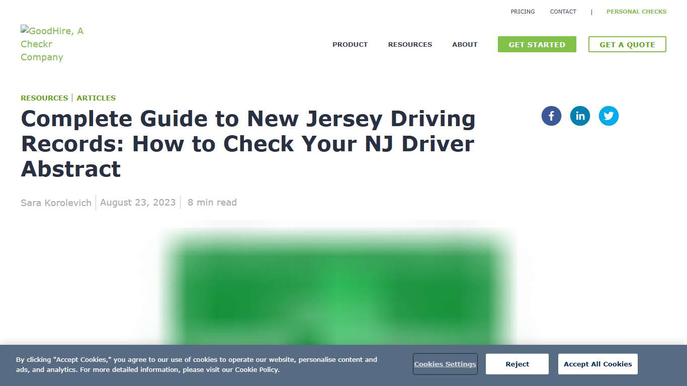 NJ Driving Record Check: How to Access Your MVR Online | GoodHire